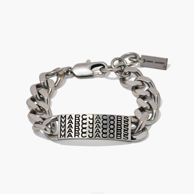 Marc Jacobs The Barcode Monogram ID Chain Bracelet 0ZF6426