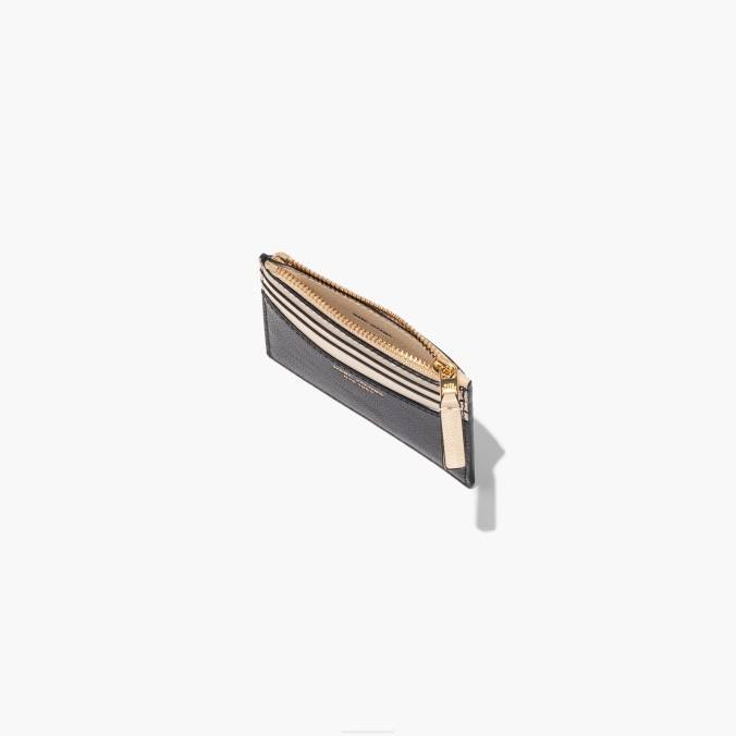 Marc Jacobs The Slim 84 Colorblock Zip Card Case 0ZF6328