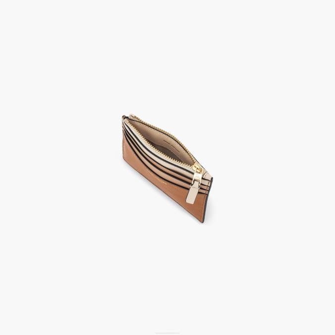 Marc Jacobs The Slim 84 Colorblock Zip Card Case 0ZF6329