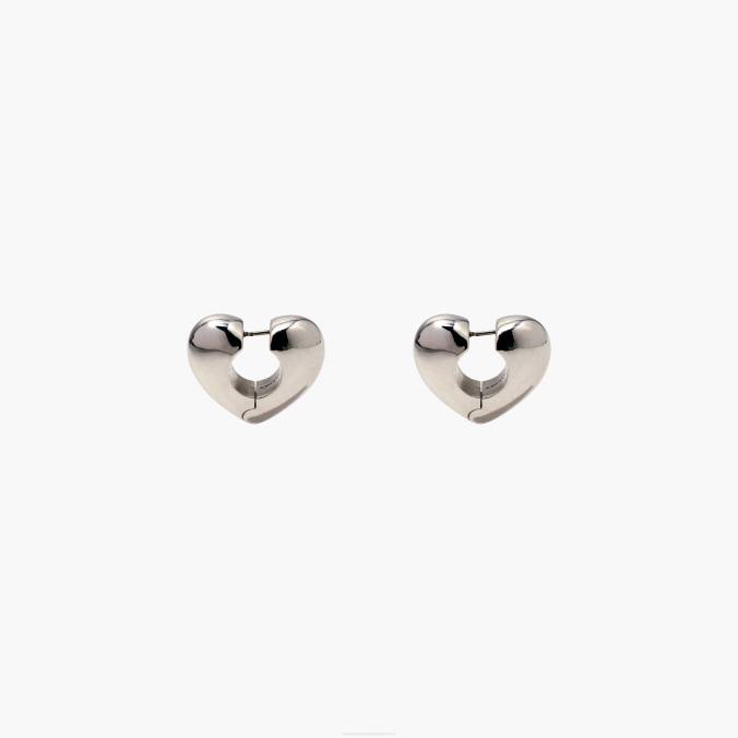 Marc Jacobs The Charmed Bubble Heart Hoops 0ZF6441