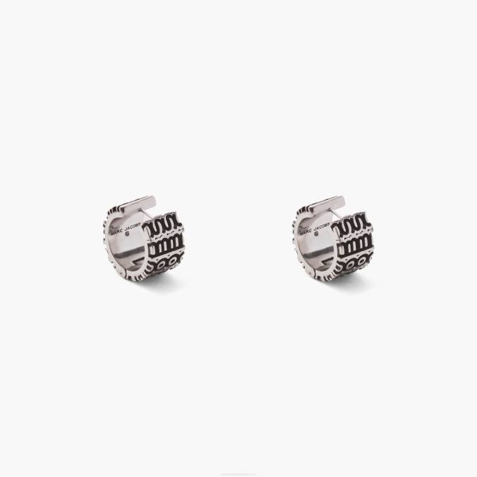 Marc Jacobs The Monogram Engraved Hoops 0ZF6439
