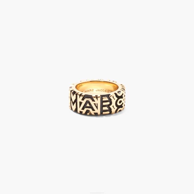 Marc Jacobs The Monogram Engraved Ring 0ZF6458