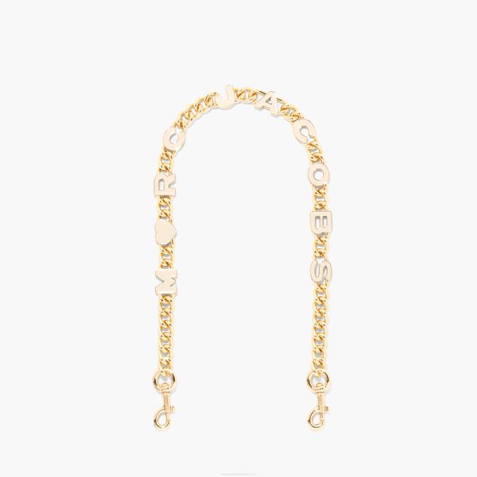 Marc Jacobs The Heart Charm Chain Shoulder Strap 0ZF6363