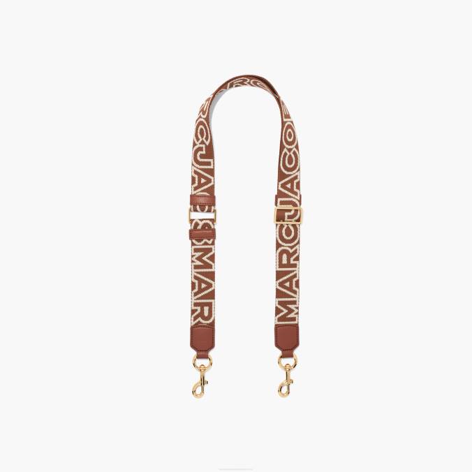 Marc Jacobs The Thin Outline Logo Webbing Strap 0ZF6351