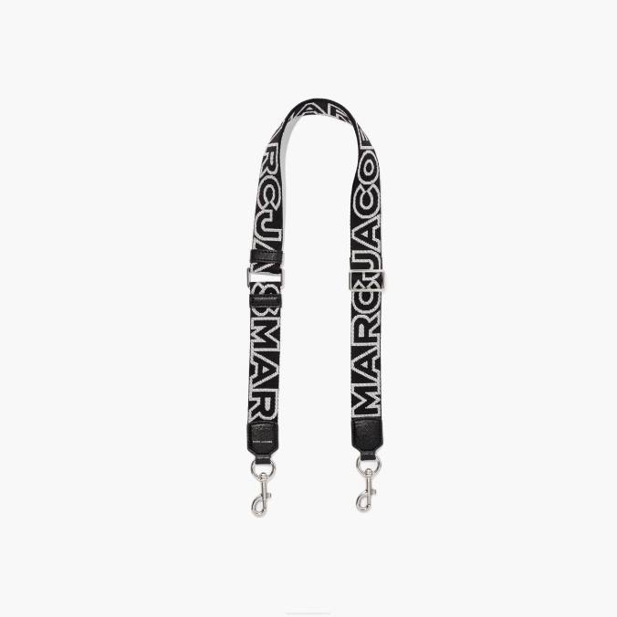 Marc Jacobs The Thin Outline Logo Webbing Strap 0ZF6353