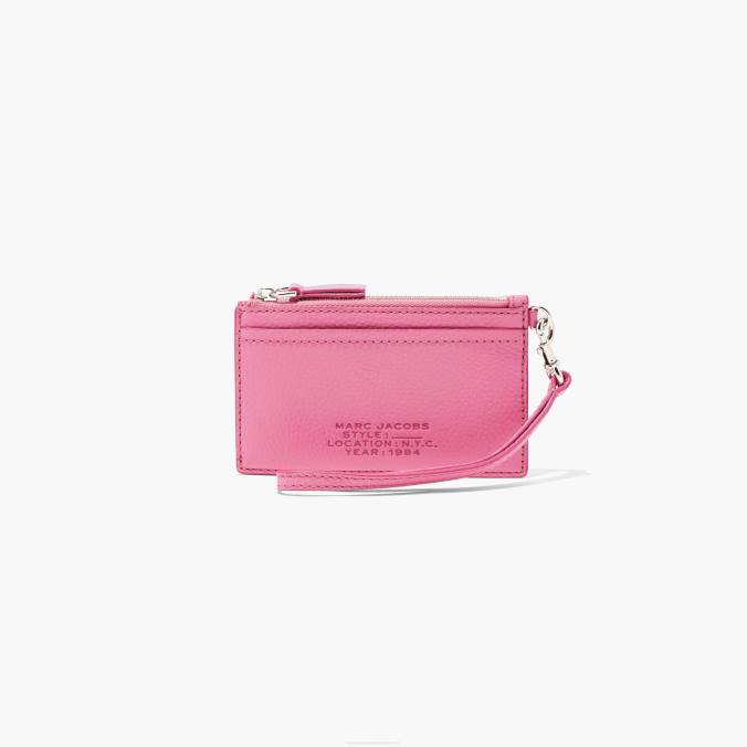 Marc Jacobs The Leather Top Zip Wristlet 0ZF6284