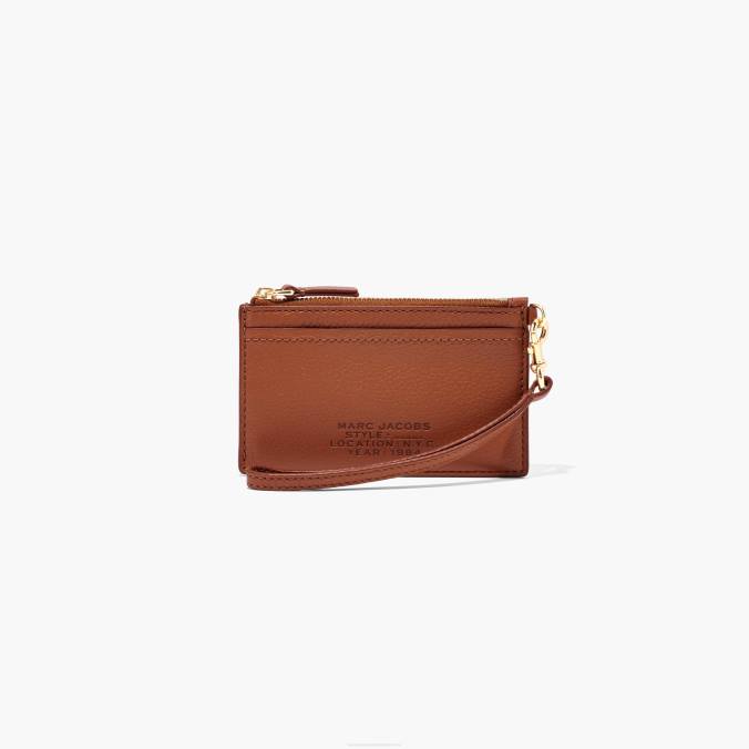 Marc Jacobs The Leather Top Zip Wristlet 0ZF6294