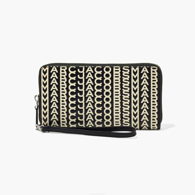 Marc Jacobs The Monogram Leather Continental Wristlet Wallet 0ZF6247