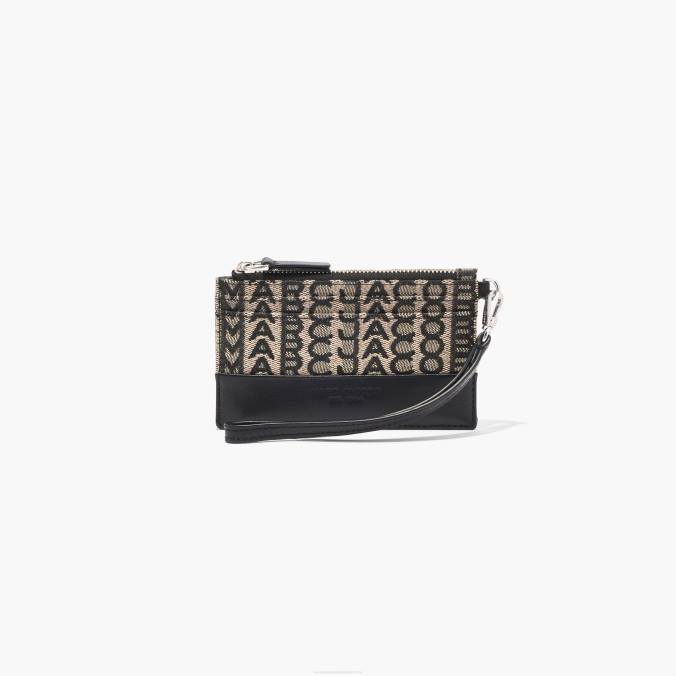 Marc Jacobs The Monogram Top Zip Wristlet 0ZF6307